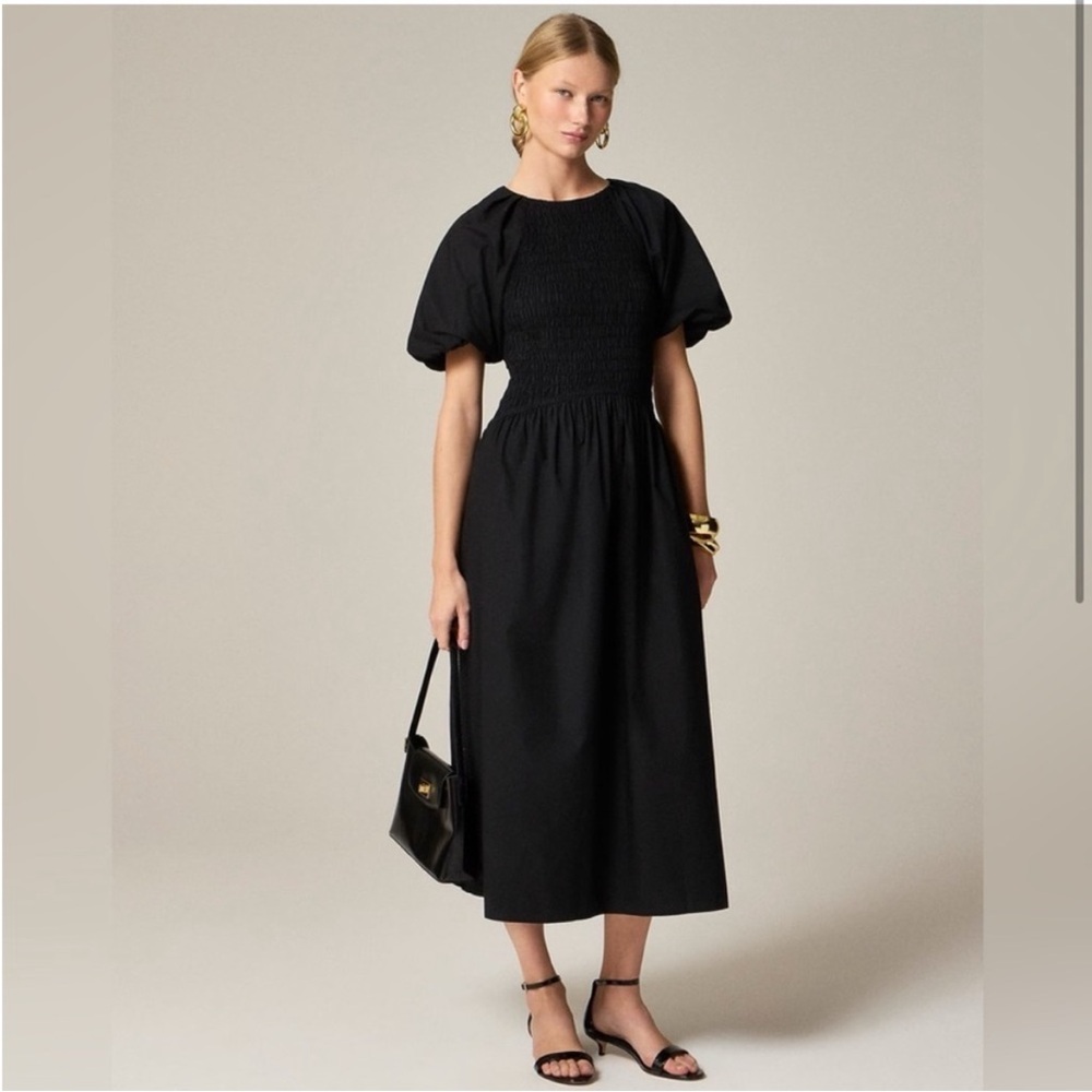 J. Crew Meadow Cotton Poplin Dress